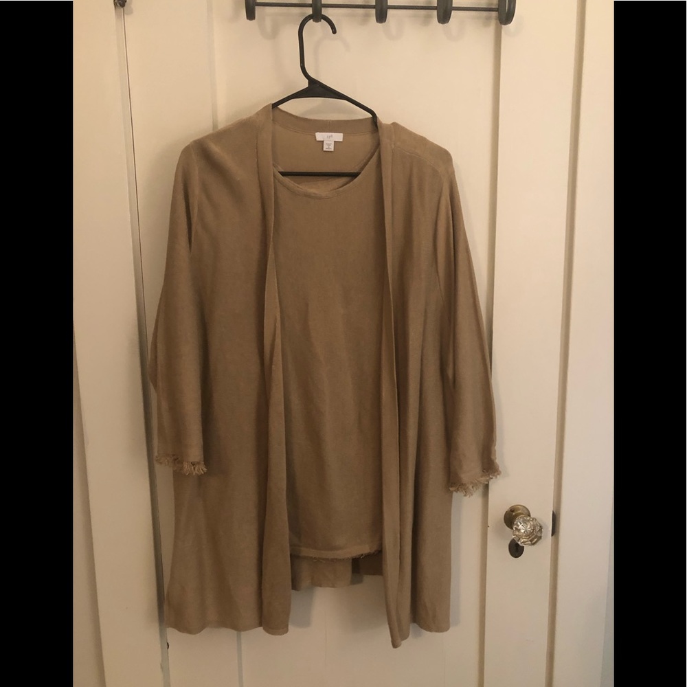J jill cardigan and matching cami